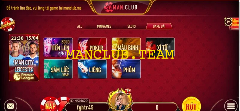 Chọn thiết bị phù hợp trước khi tải Man Club