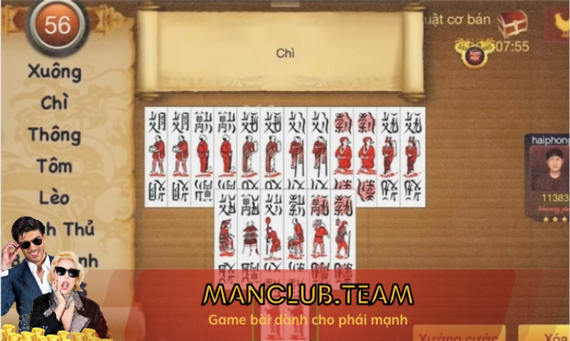 Hướng dẫn chơi Chắn Manclub